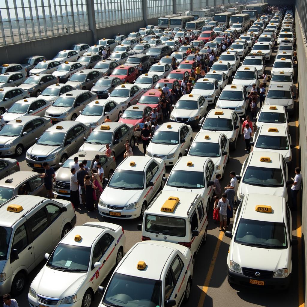 Hyderabad Airport Taxi Stand