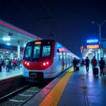 Hyderabad Metro at Shamshabad Airport