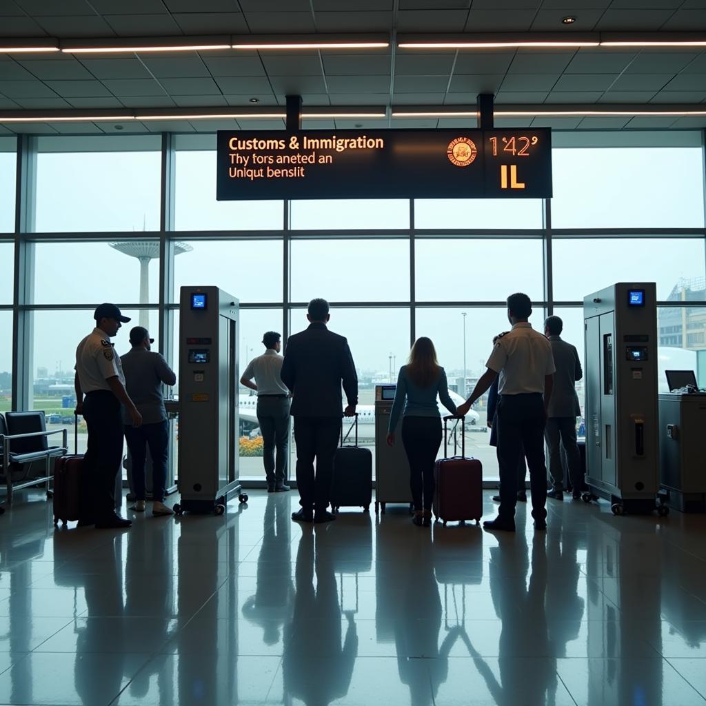 IGI Airport Security Checkpoint