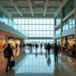 Indira Gandhi International Airport Terminal Interior