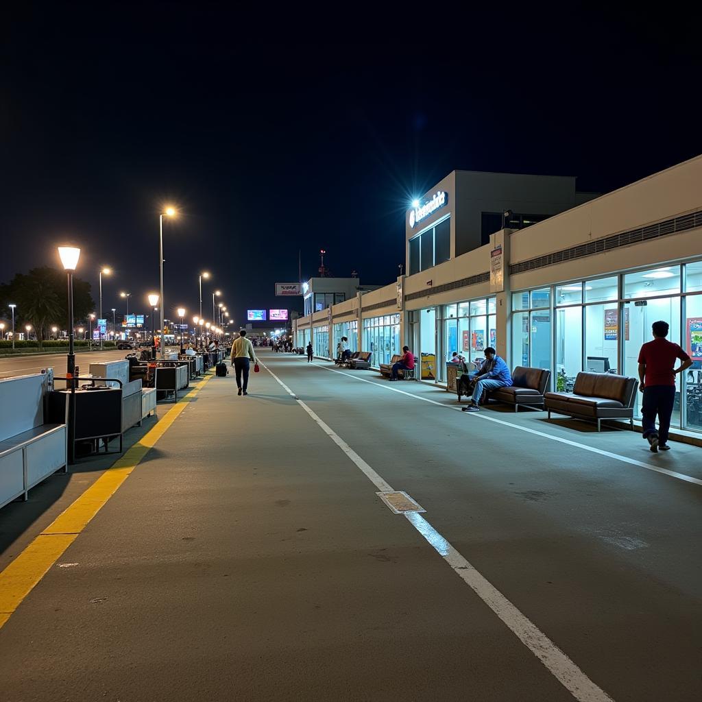 Indore Airport Night Facilities