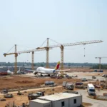 Construction Progress at Jewar Airport