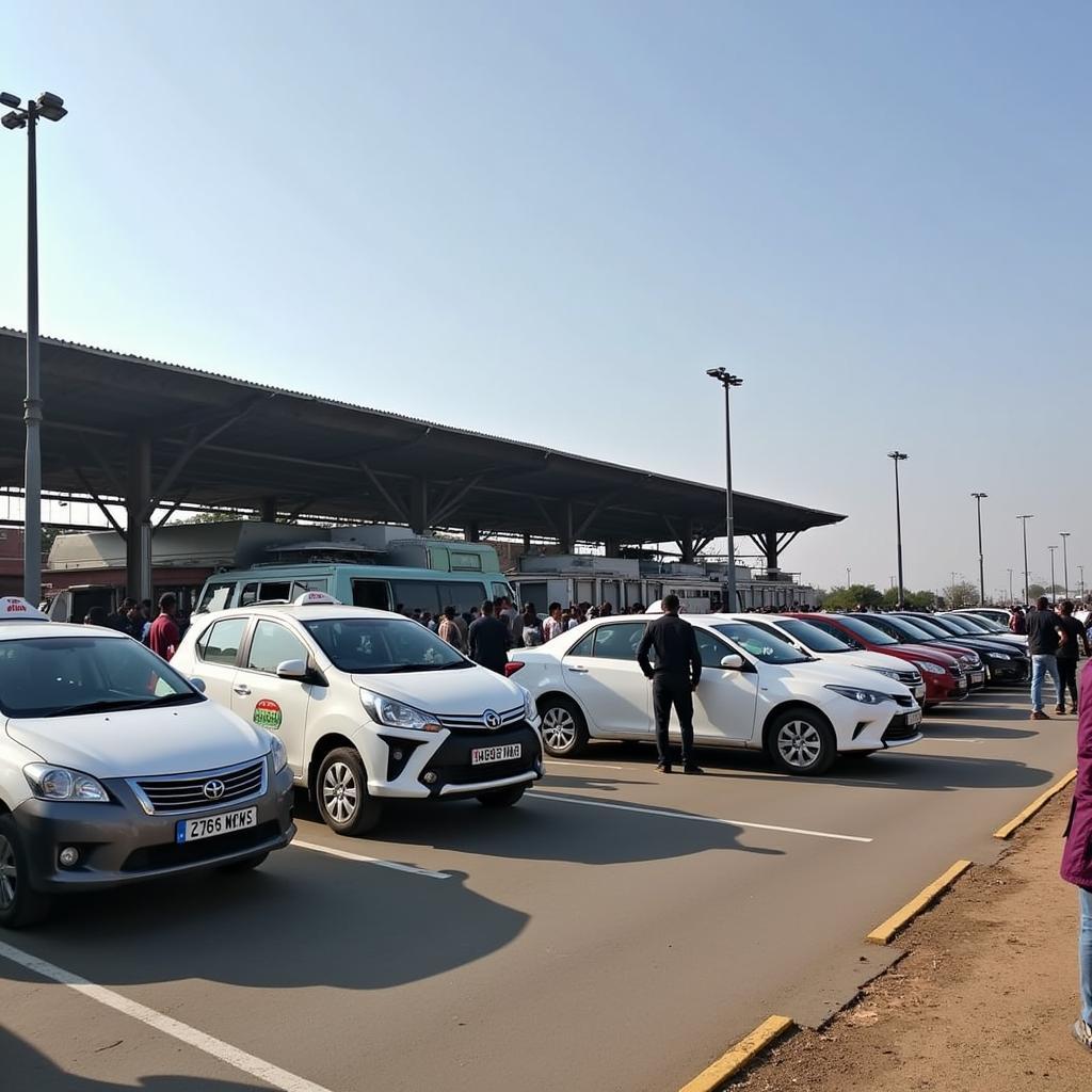 Taxi Rank at Jomo Kenyatta Airport