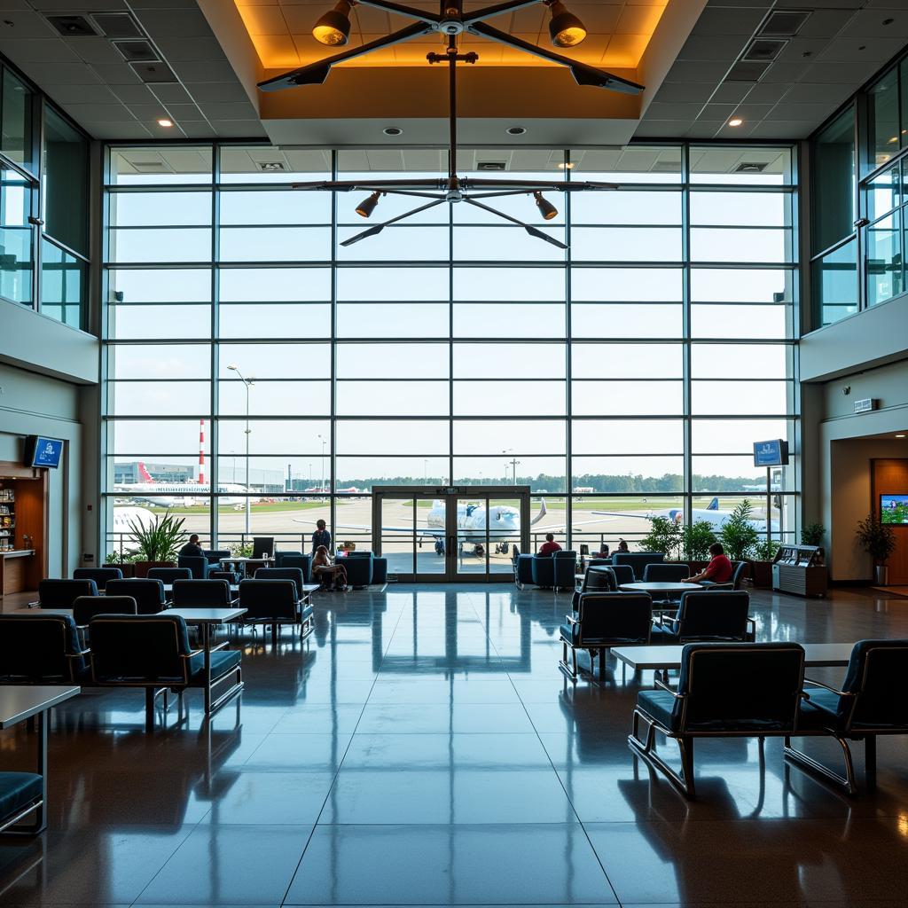 JTR Airport Terminal Interior