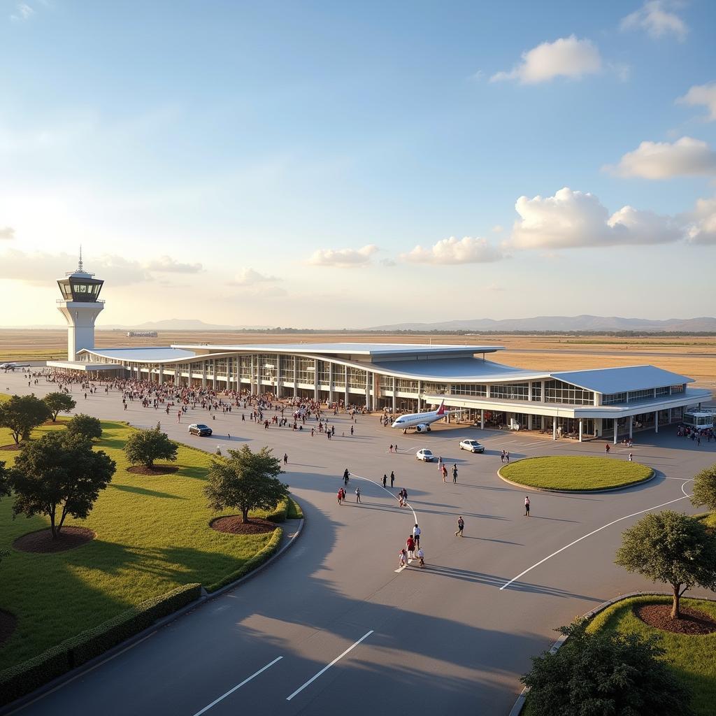 Juba International Airport Terminal in South Sudan