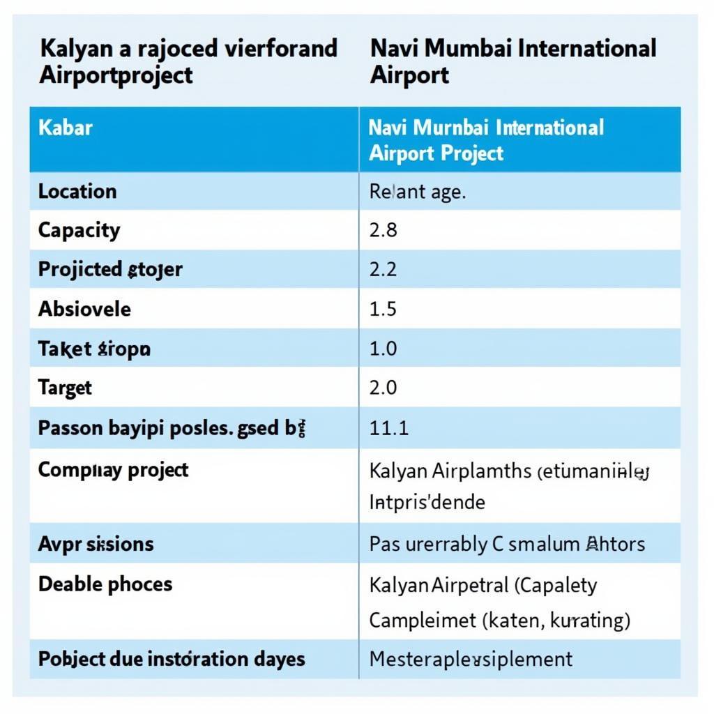 Comparison between Kalyan Airport and Navi Mumbai Airport