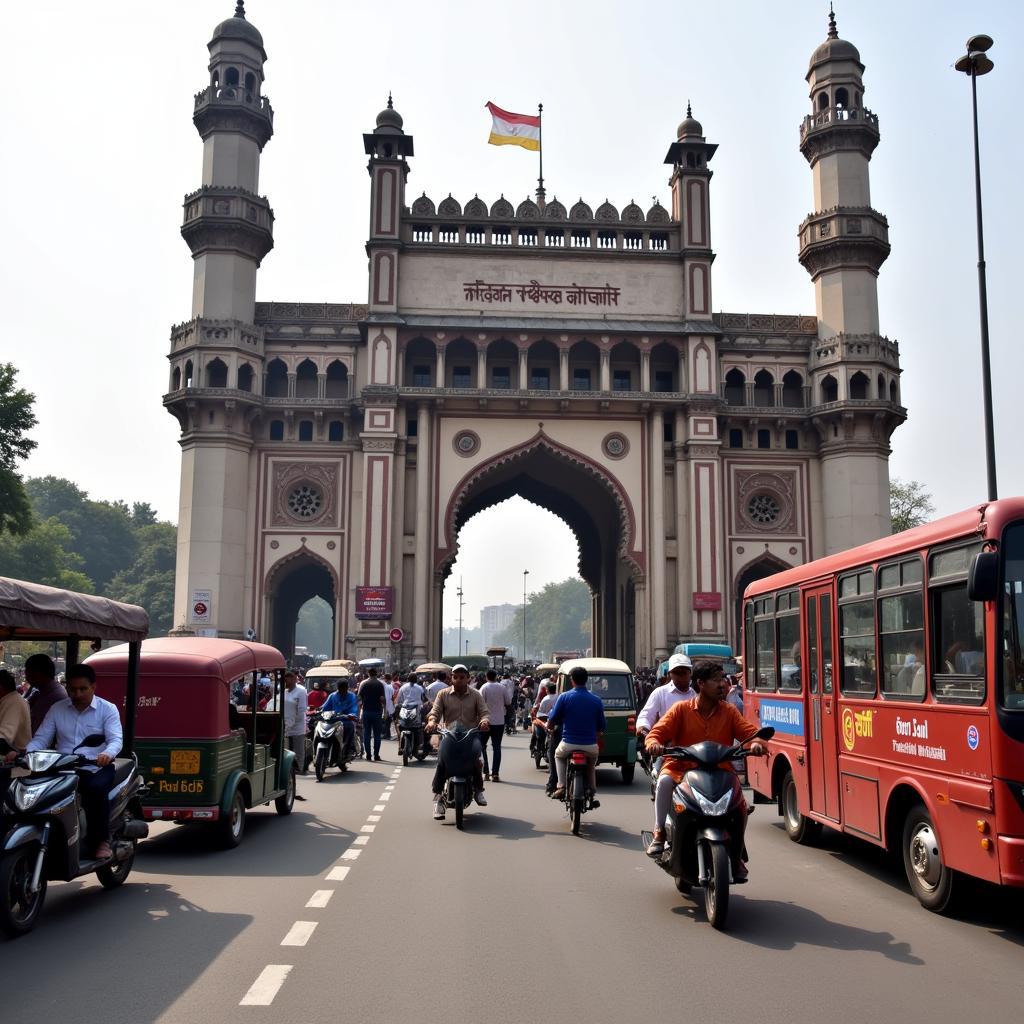 Arriving at Kashmiri Gate, Delhi