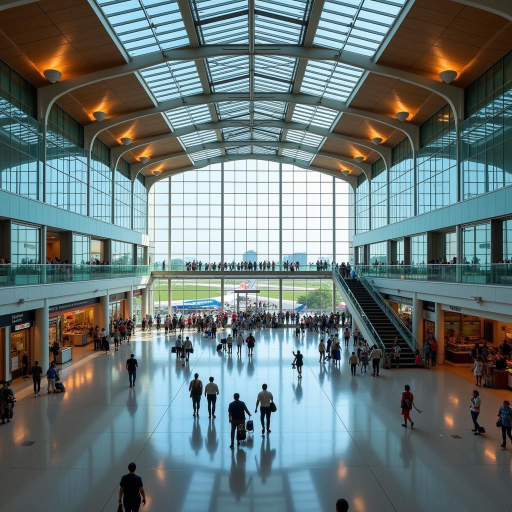 Modern Architecture of Kempegowda International Airport Terminal