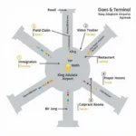 King Abdulaziz International Airport Terminal Map