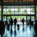 Koh Samui Airport Departure Area