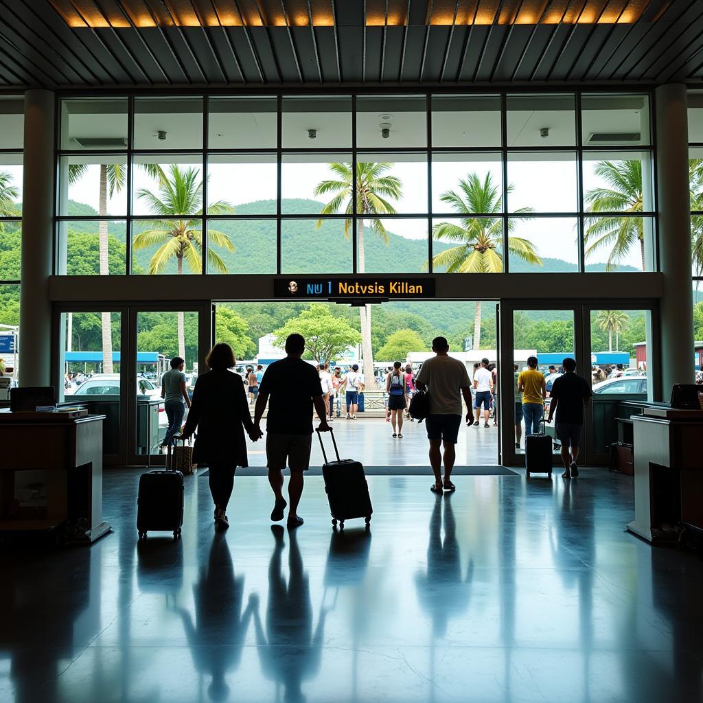 Koh Samui Airport Departure Area