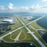 Aerial View of Kota's New Airport