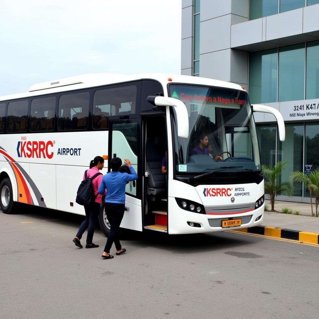 KSRTC Airport Bus - Exterior View