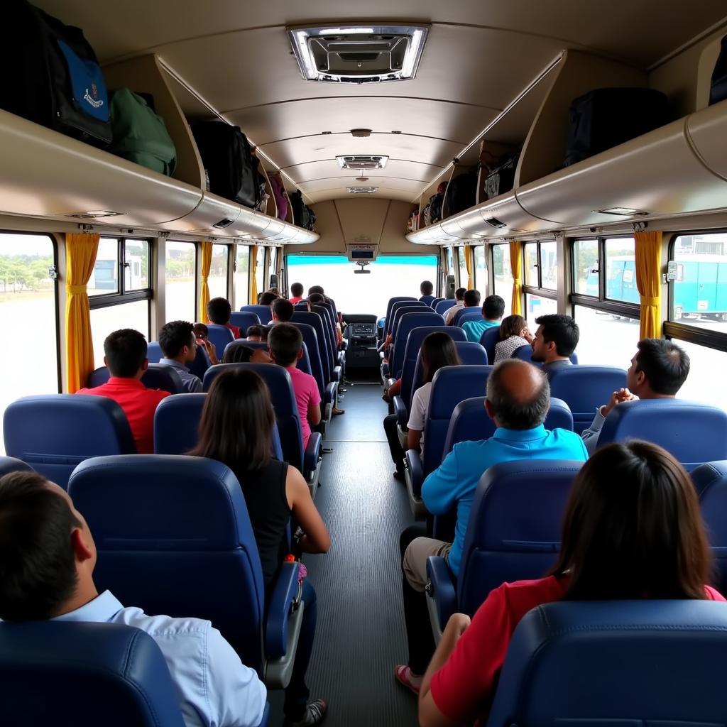 KSRTC Airport Bus - Interior View