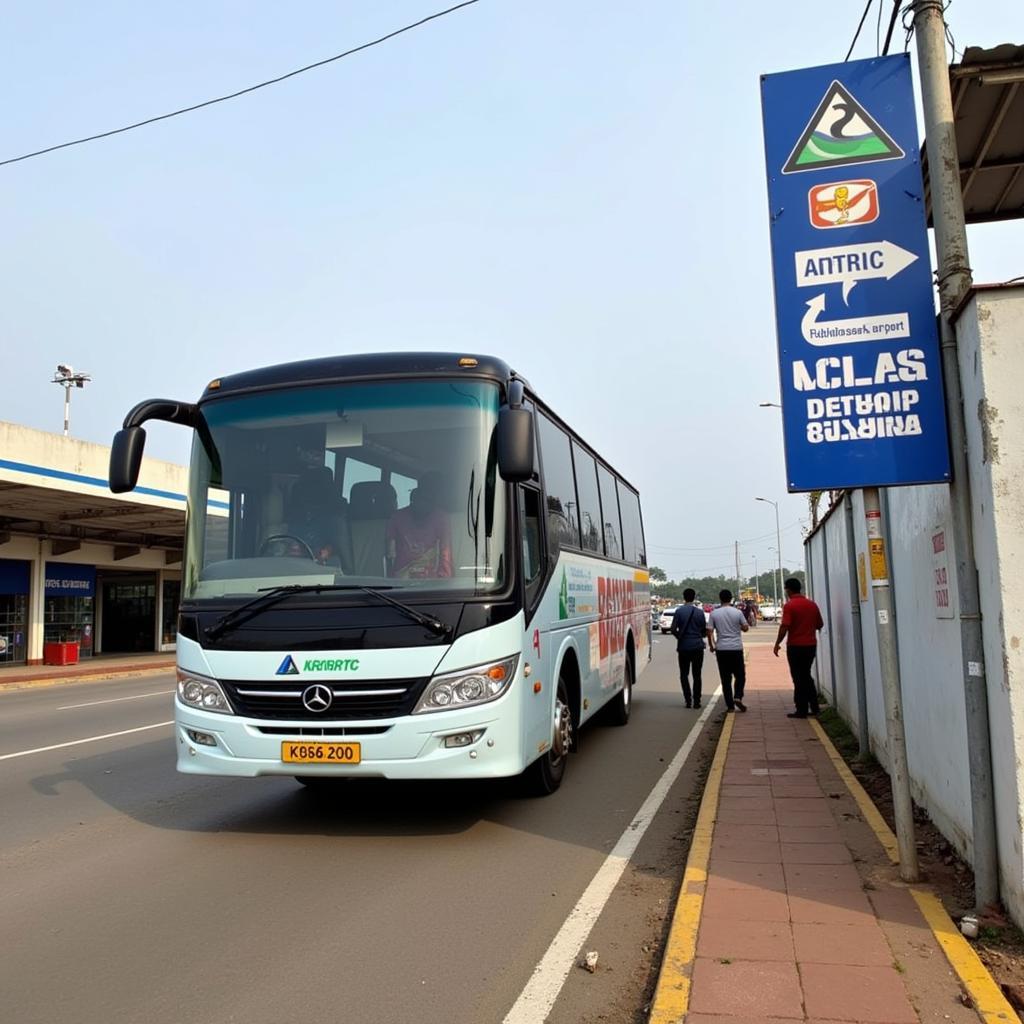 KSRTC Bus at Nedumbassery Airport