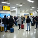 Kuwait Airport Arrivals Immigration Process