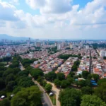 Latur Cityscape From Above