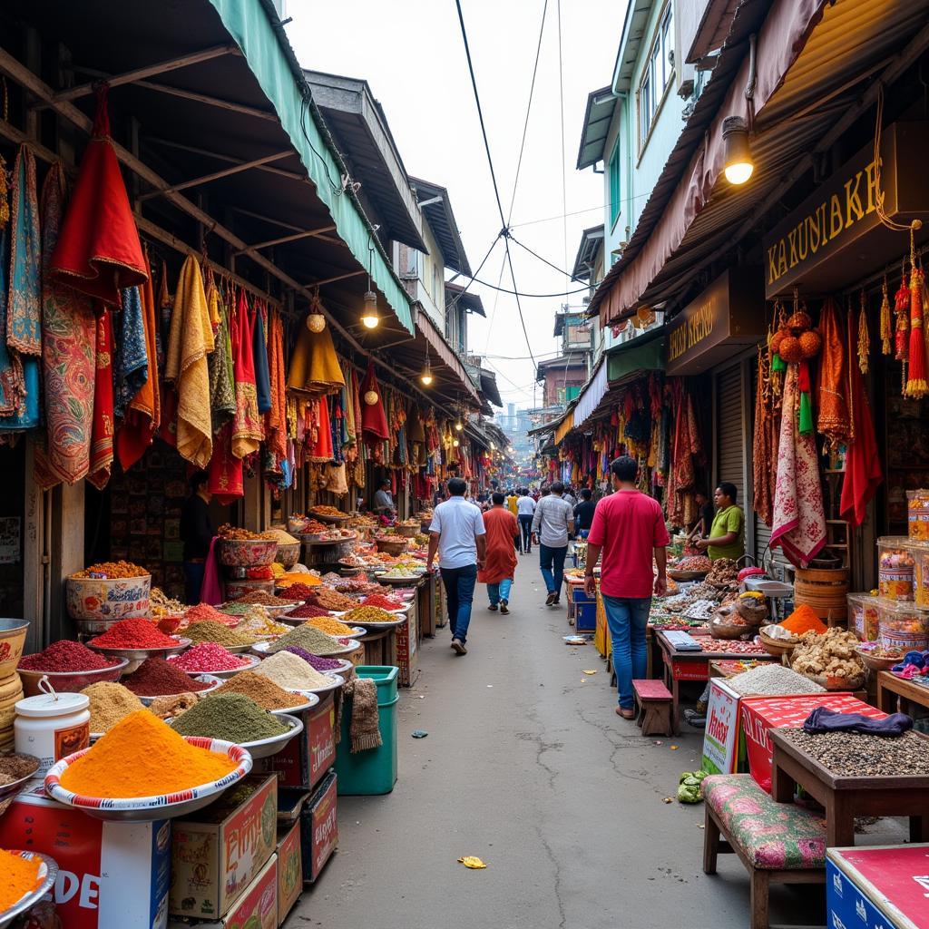 Explore the vibrant local markets near Delhi Airport for authentic Indian souvenirs.