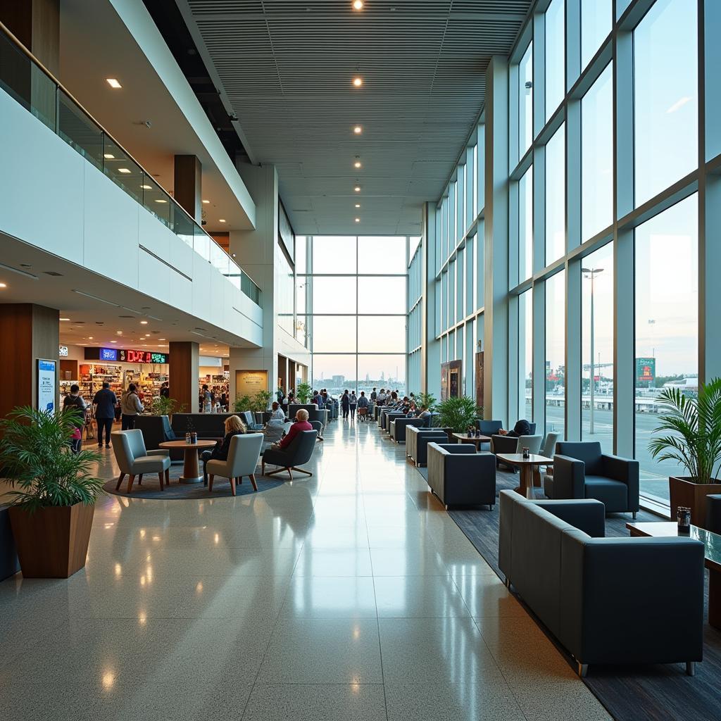 Lucknow Airport Terminal 2 Departure Lounge