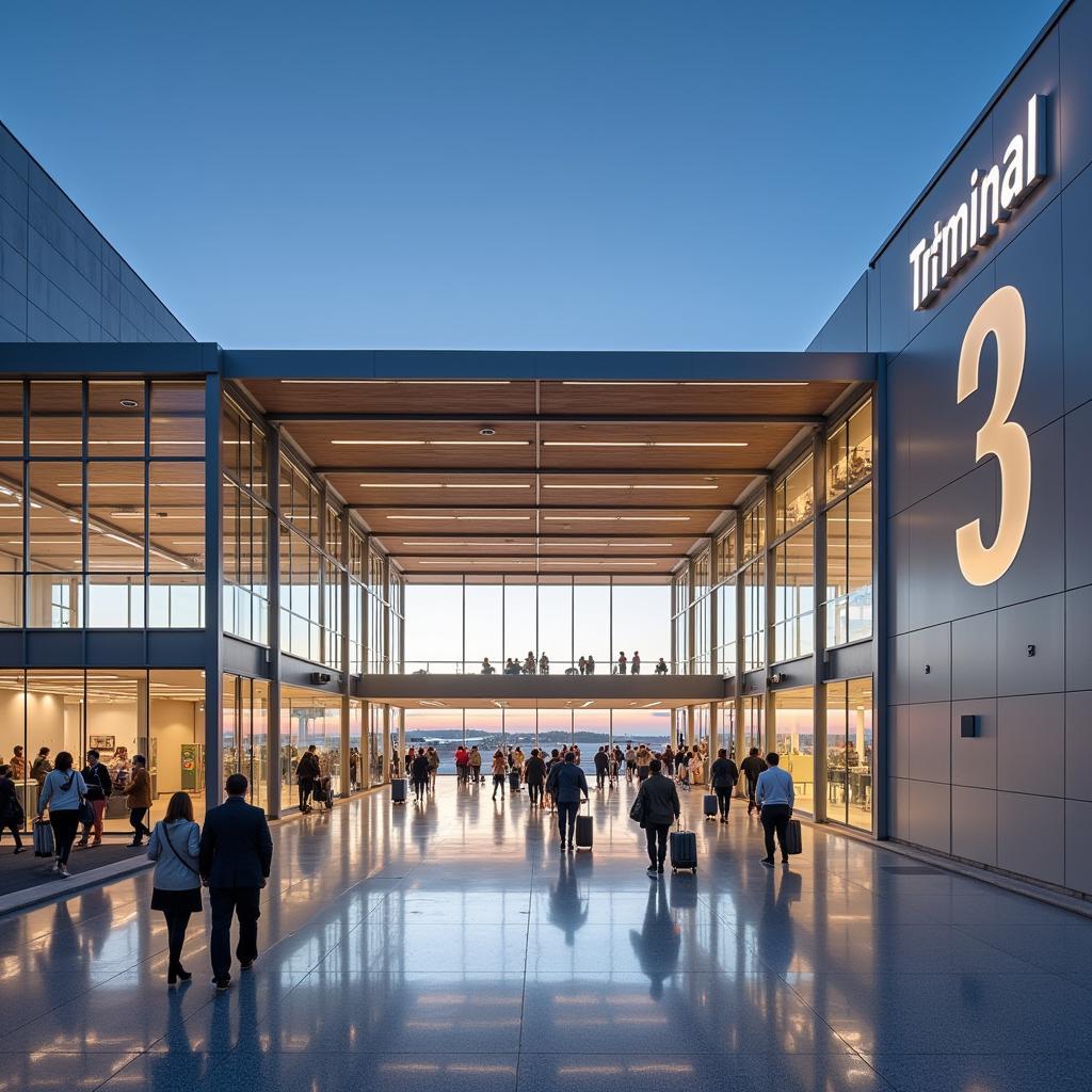 Malaga Airport Terminal 3 Exterior