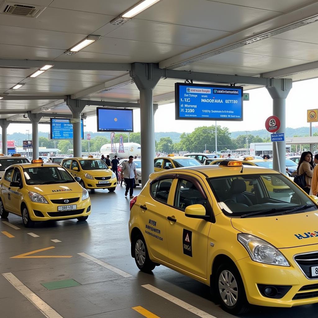 Taxi stand at Mangalore Airport