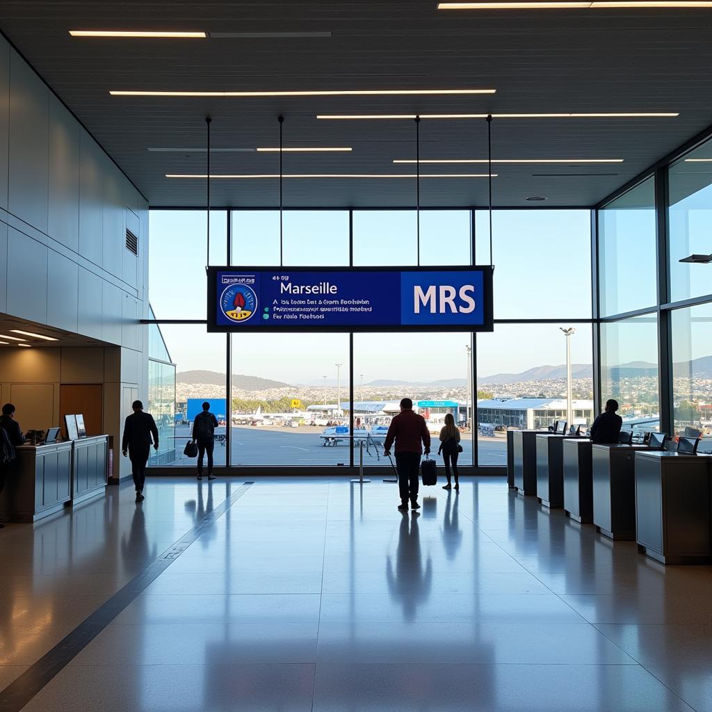 Marseille Provence Airport (MRS) Code Signage