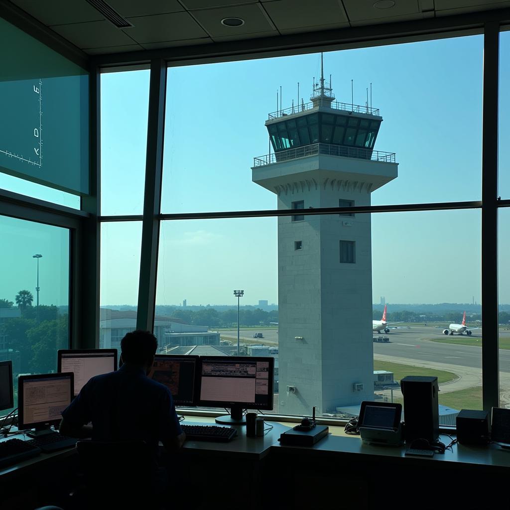 Mumbai Airport Control Tower