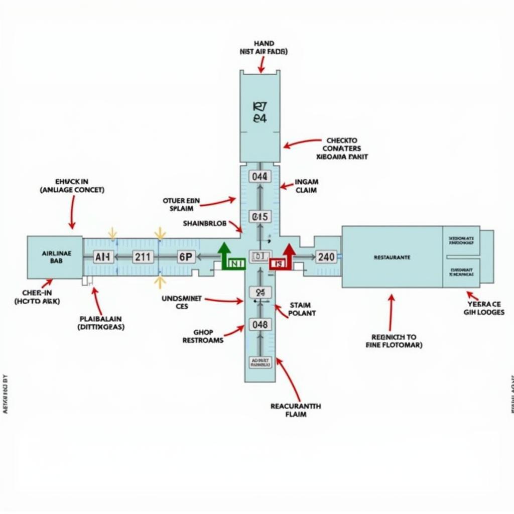 Mumbai Airport Terminal 1 Layout Map