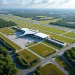 Aerial View of Muzaffarpur Airport