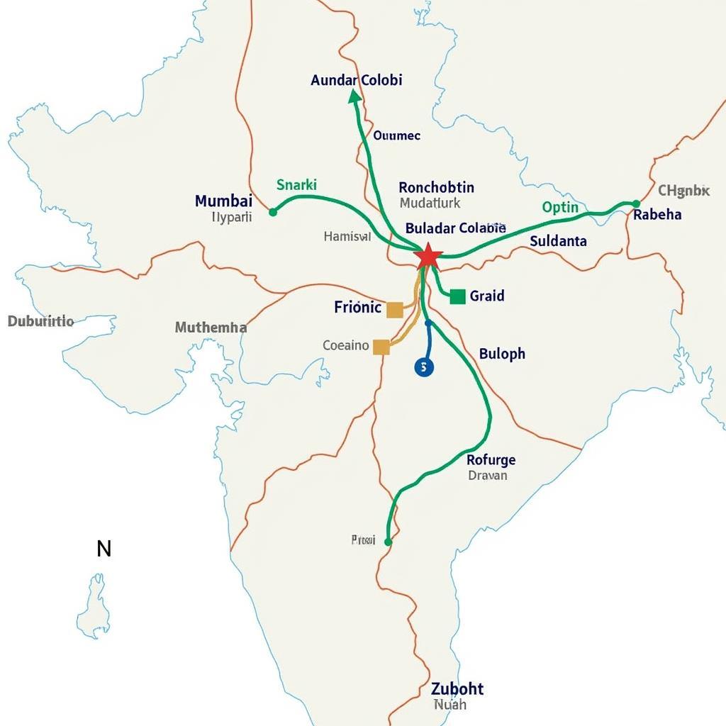 Navi Mumbai Airport Connectivity Map