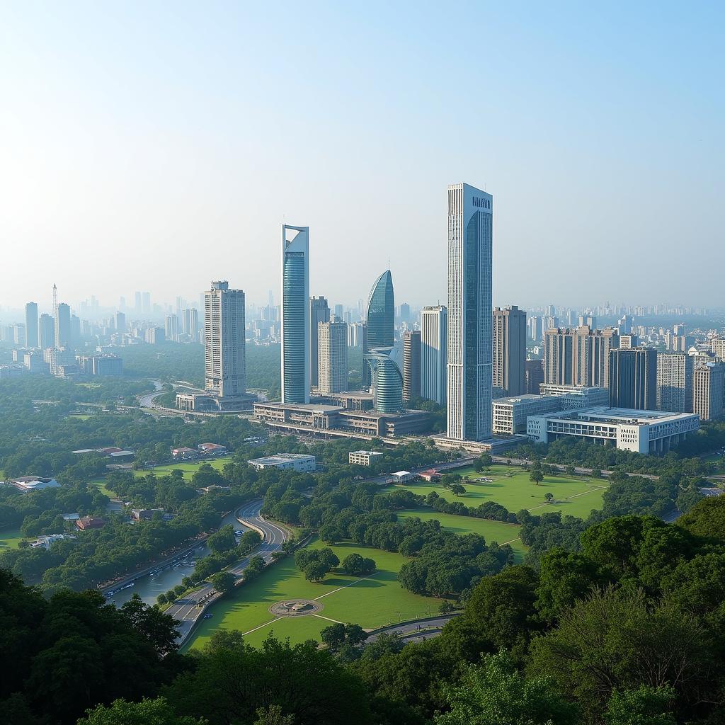 Navi Mumbai skyline