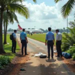 Accident Investigation Scene at Nedumbassery Airport