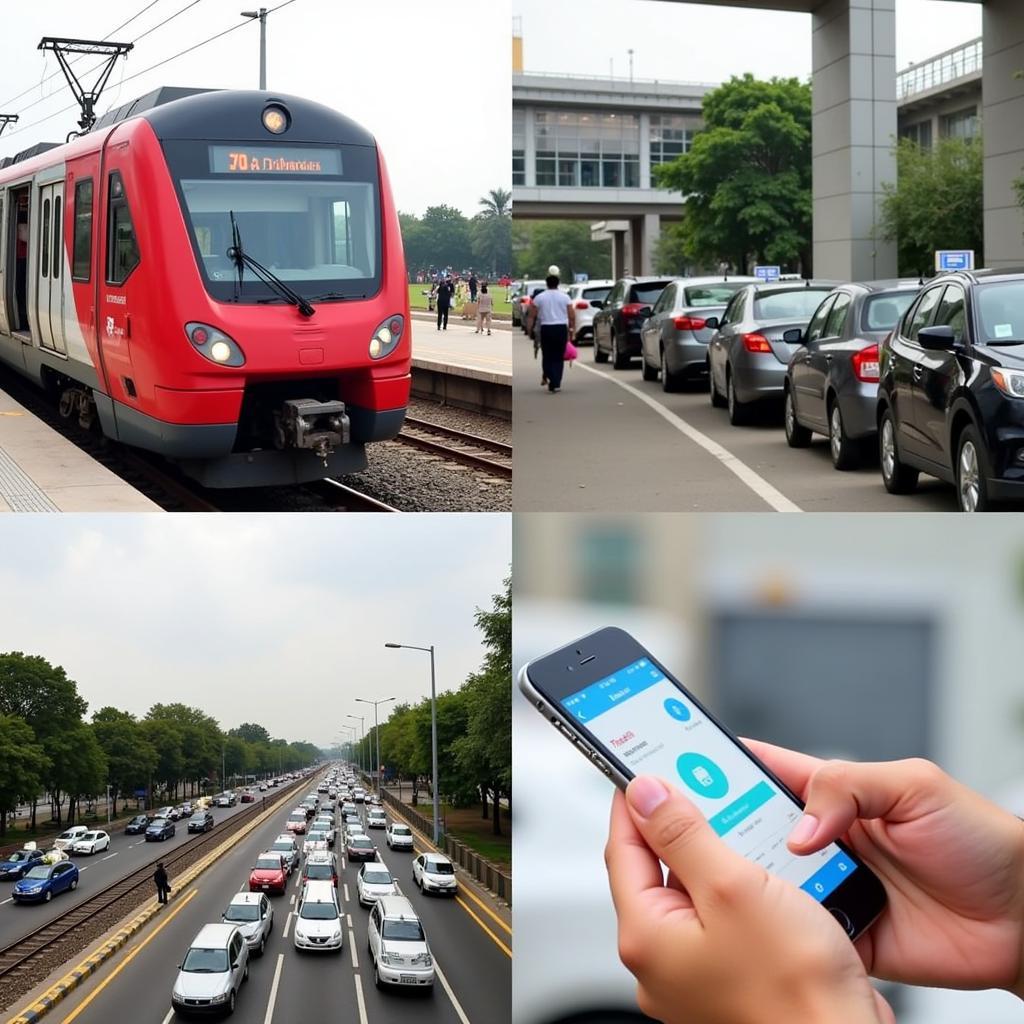 Various Transportation Options at New Delhi Airport