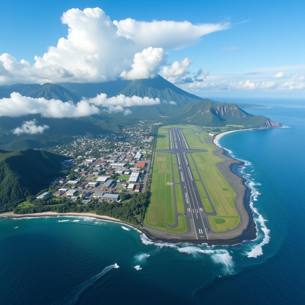 Ngurah Rai Airport Aerial View