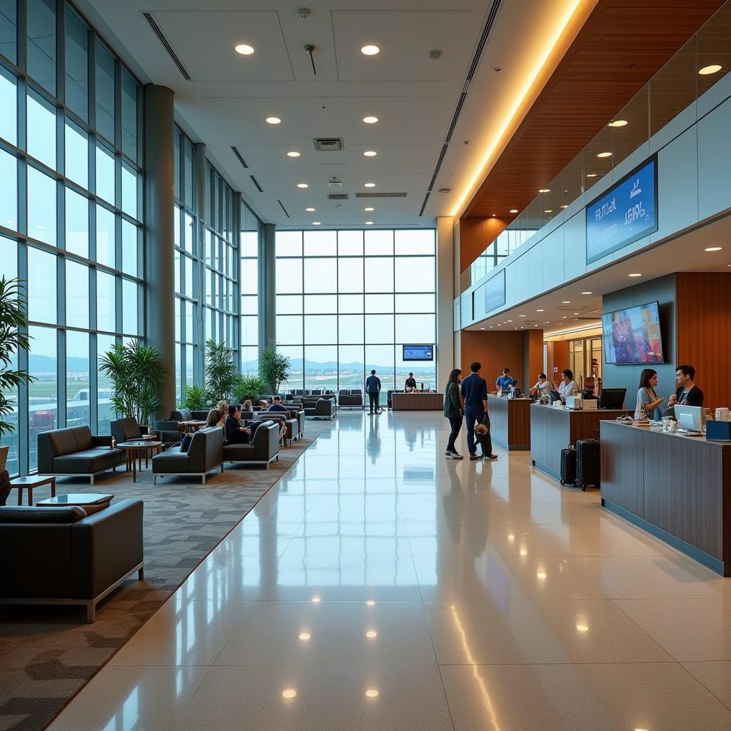 Patan Airport Terminal Interior