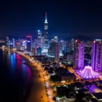 Pattaya Cityscape at Night