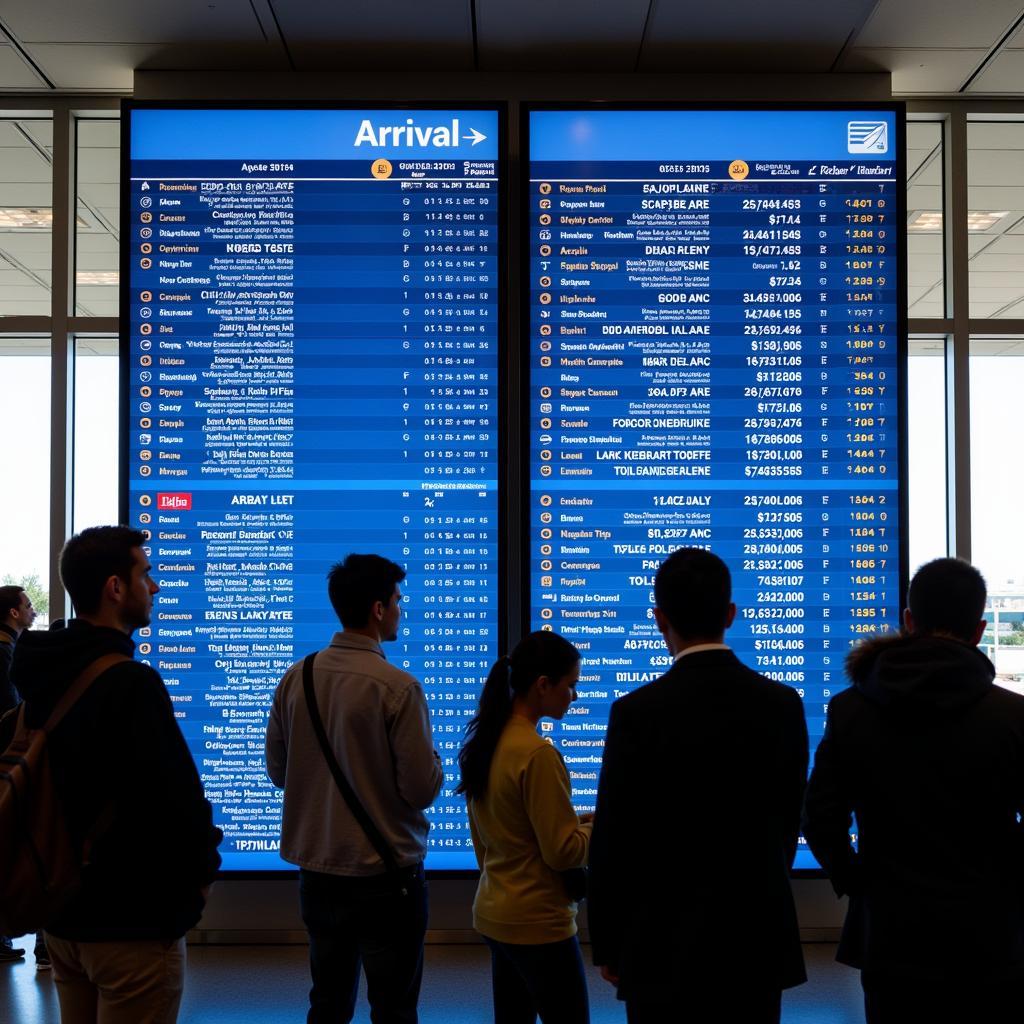 Phoenix Airport Information Display