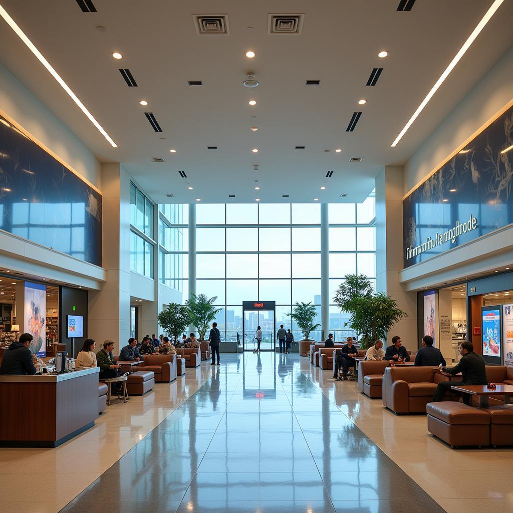 Inside Riyadh Airport Passenger Area