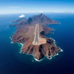 Aerial View of Saint Helena Airport