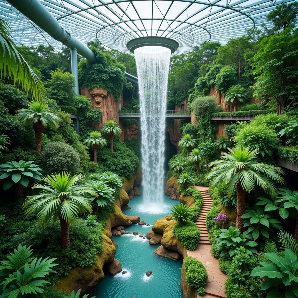 Singapore Changi Airport Indoor Garden