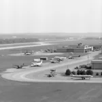 St. Paul Airport: A historical view of the airport's early development, showcasing its growth and evolution over the decades.