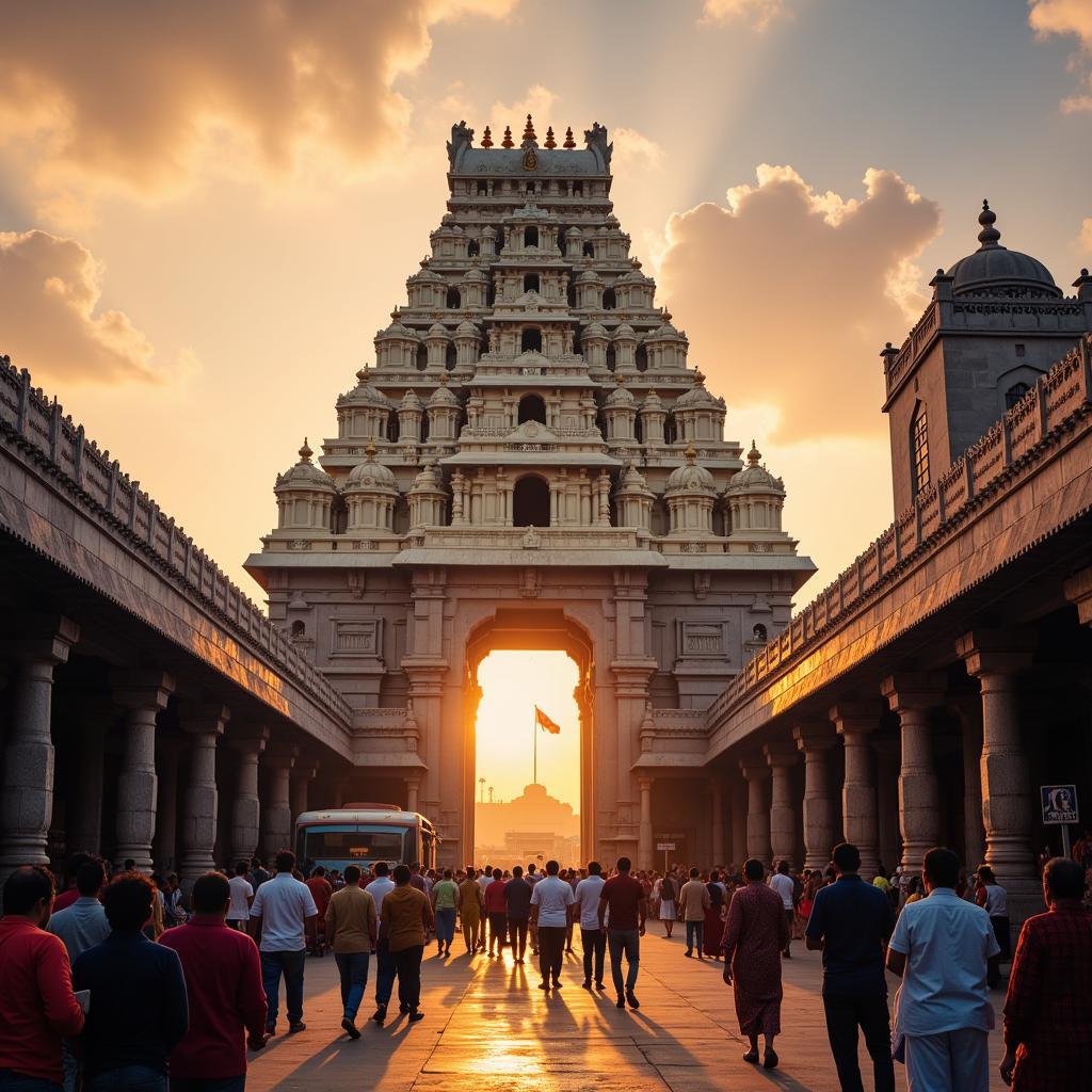 Entrance of Tirupati Temple