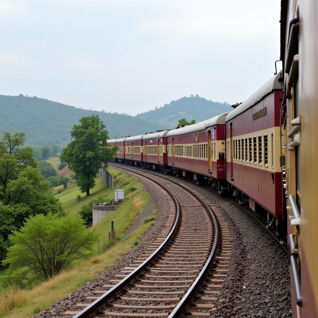 Train Journey to Vrindavan