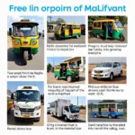 Various transport options available from Chipi Airport to Malvan