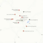 Map of Restaurants near Trichy Airport