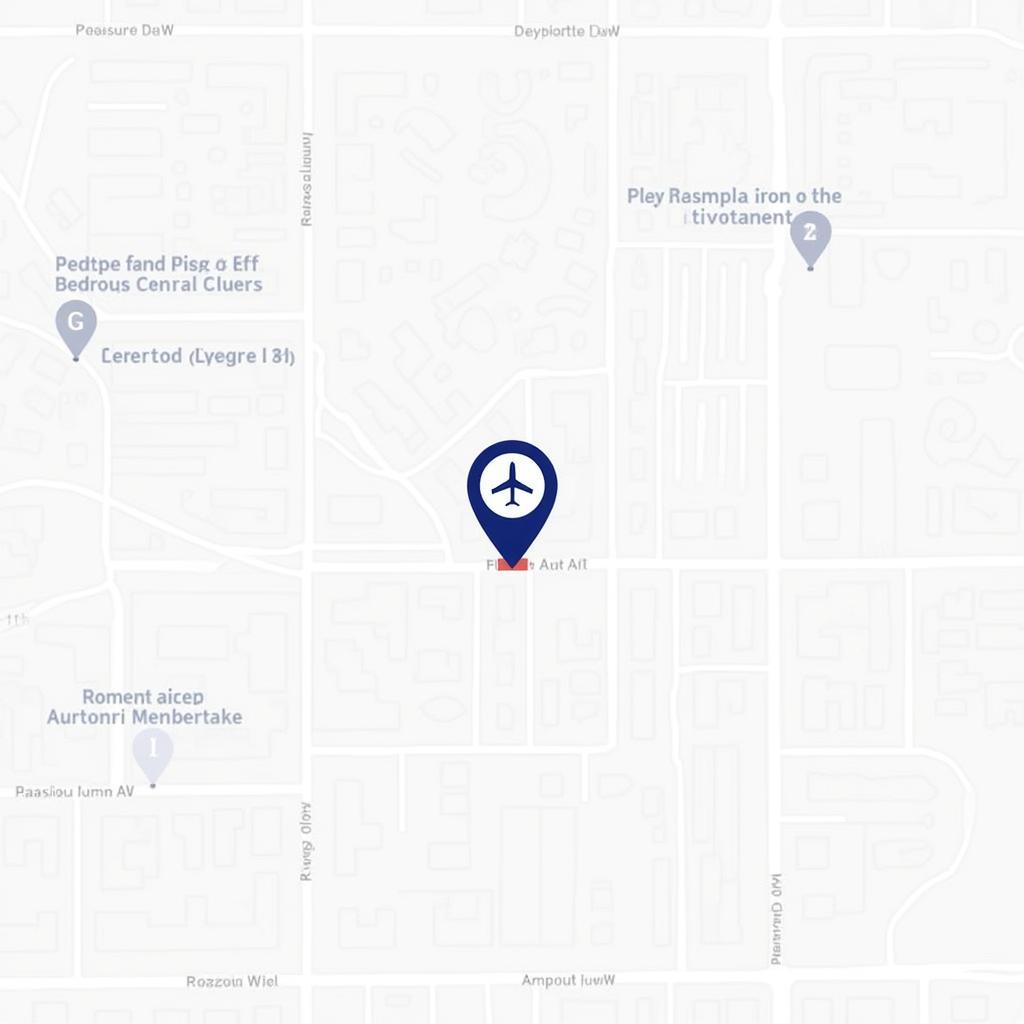 Map Showing 2 Bedroom Apartments Near Pearson Airport and Surrounding Amenities