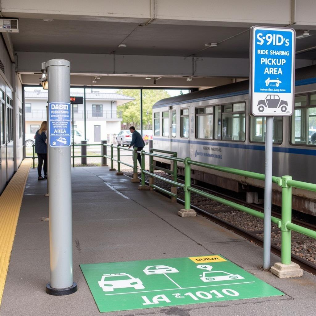 Uber/Lyft Pickup at Aberdeen-Matawan Train Station