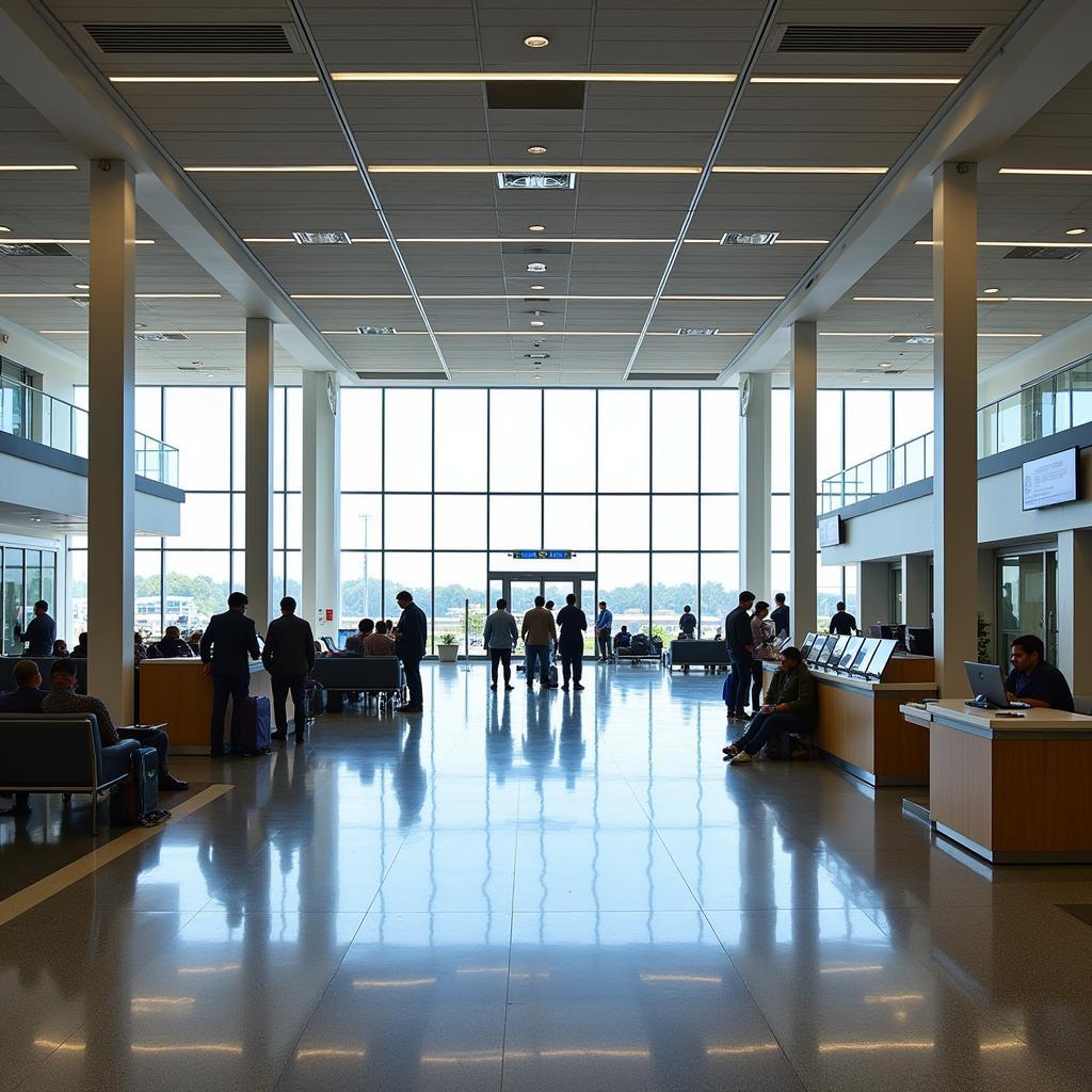 Inside Udaipur Airport