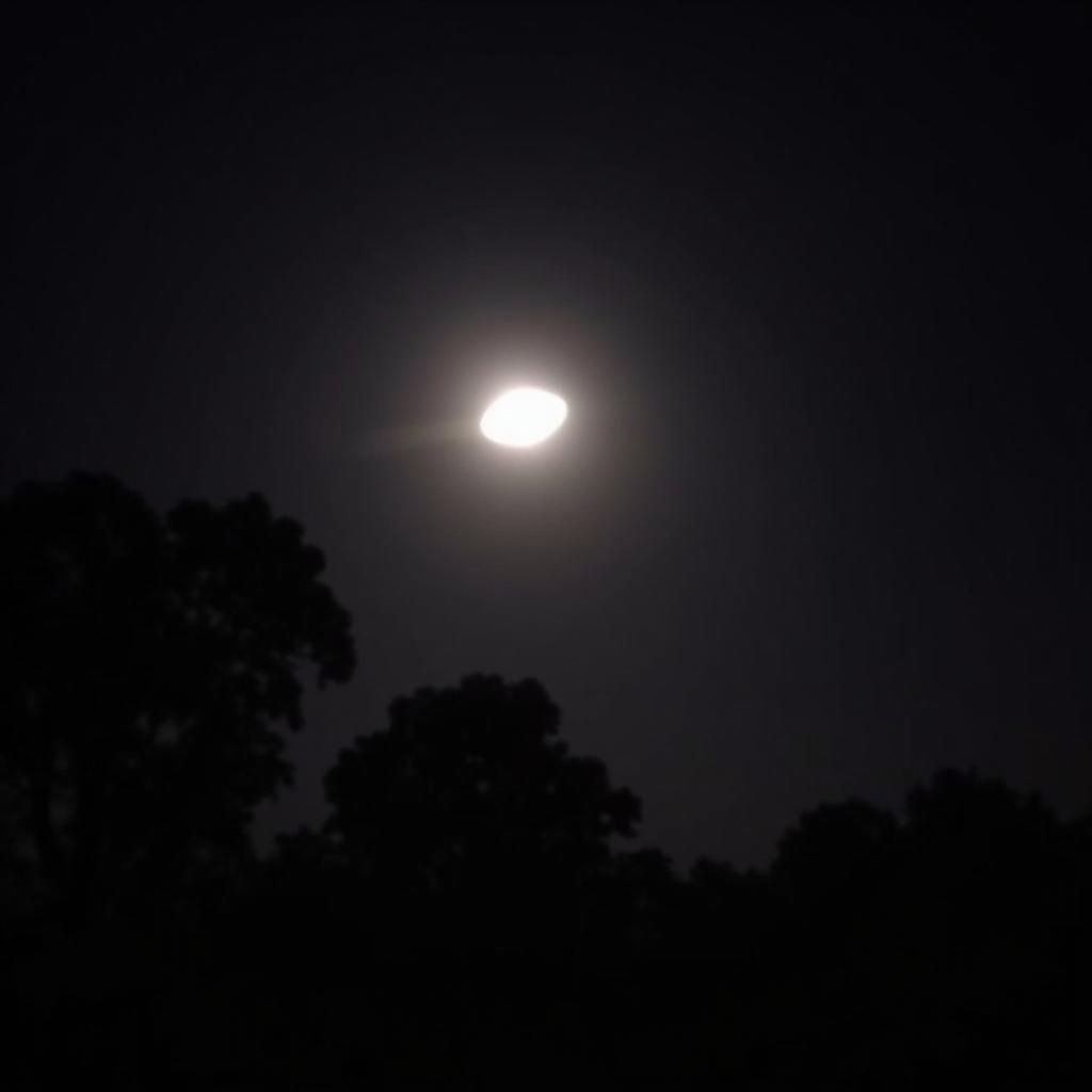 Nighttime UFO Sighting Over Manipal Airport