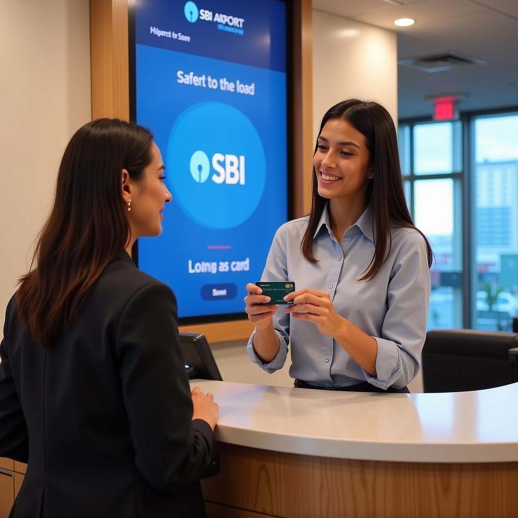 Using SBI Card for Lounge Access